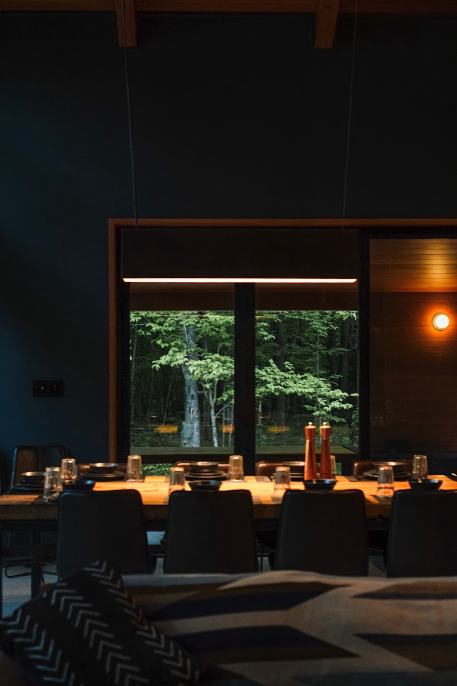 Black Oak Lodge fire pit and outdoor gathering space